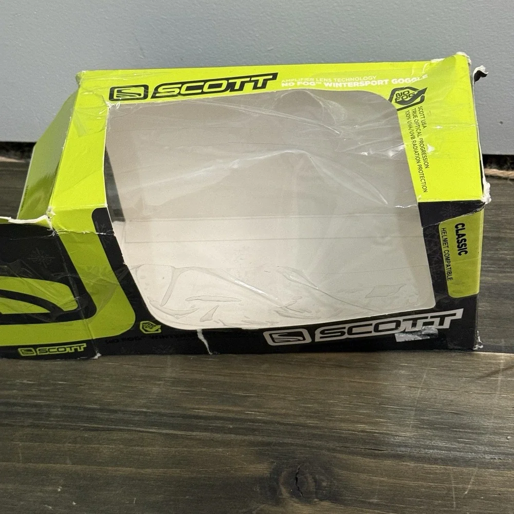 Scott Sequence‎ No Fog Black Amplifier Progressive Wintersport Googgle